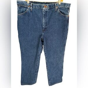 Mens Wrangler Bootcut Jeans Retro with Leather Patch Size 40